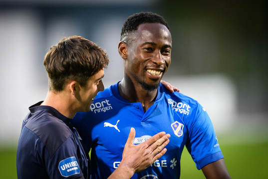 Halmstads Sadat Karim jublar