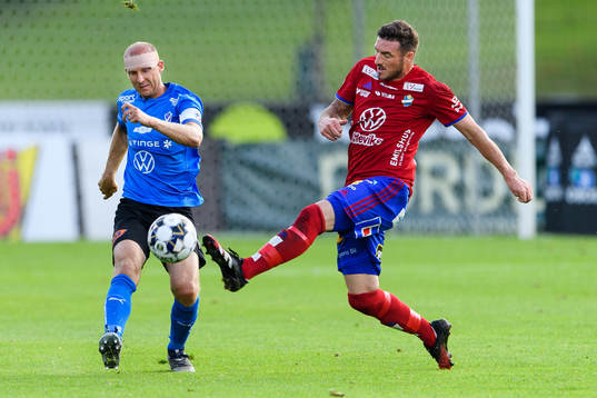 Halmstads Andreas Johansson och Östers James Keene