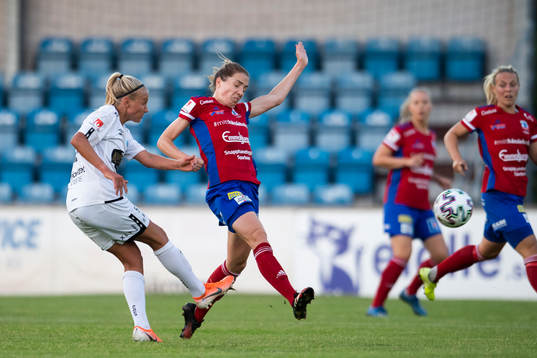 Göteborgs Emma Koivisto och Vittsjös Clara Markstedt