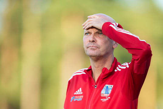 Vittsjös tränare Thomas Mårtensson deppar