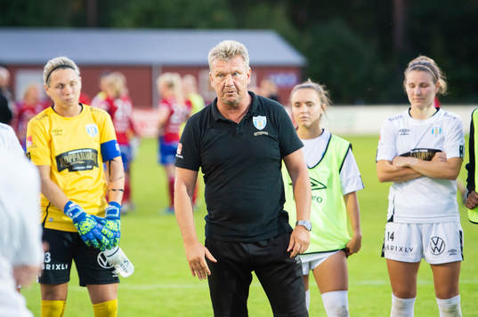 Göteborgs tränare Jörgen Ericson med laget