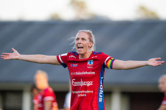 Vittsjös Sandra Adolfsson agerar
