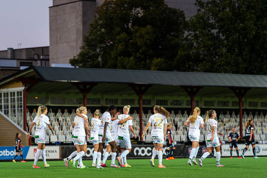 Rosengårds spelare jublar