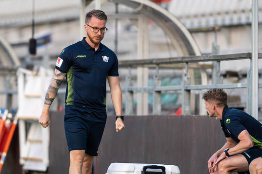 Linköpings tränare Olof Unogård deppar