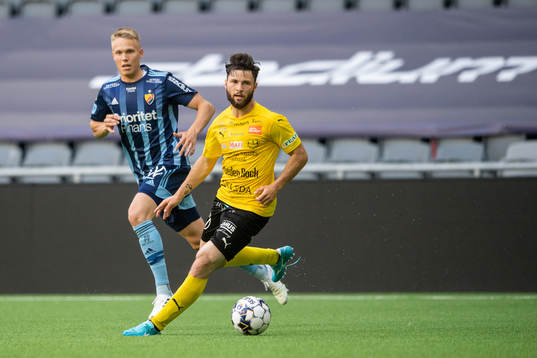 Mjällbys Jonathan Tamimi och Djurgårdens Jonathan