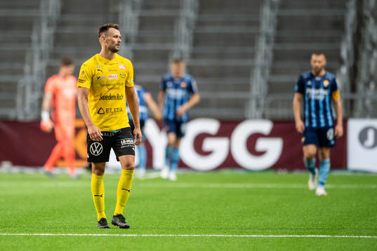 Mjällbys Max Watson deppar