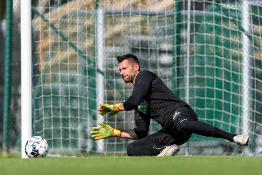 Varbergs målvakt Stojan Lukic