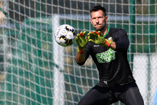 Varbergs målvakt Stojan Lukic