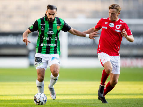 GAIS Mervan Celik och Degerfors Jakob Ortmark