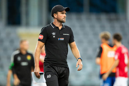 Degerfors tränare Tobias Solberg