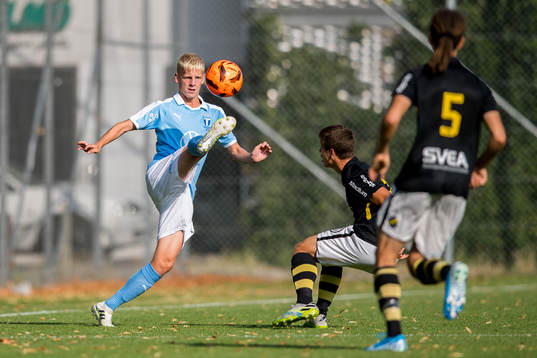 under finalen i p17 Ligacupen i fotboll mellan Malmö FF