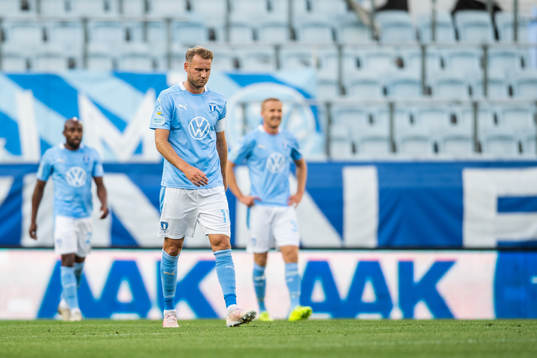 Malmö FFs Ola Toivonen deppar
