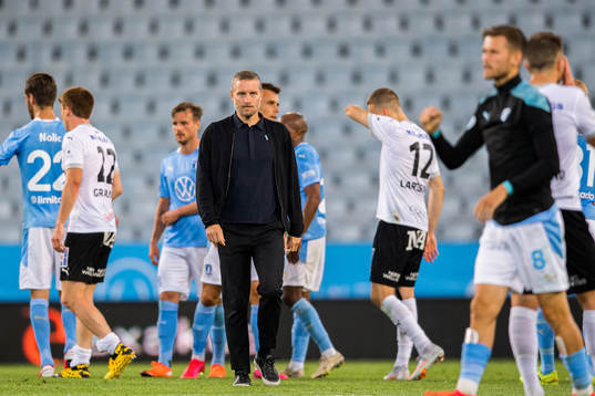 Örebros tränare Axel Kjäll deppar