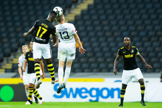 s Ebenezer Ofori och Östersunds Ludvig Fritzson