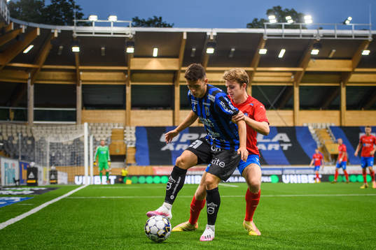 Sirius Laorent Shabani och Helsingborgs Ludvig Carlius