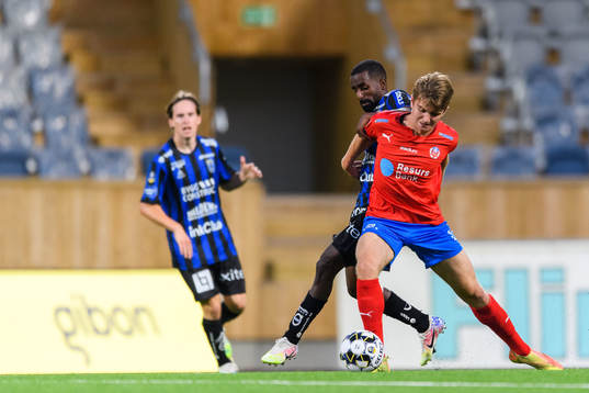 Sirius Nahom Girmai Netabay och Helsingborgs Ludvig Carlius