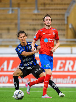 Sirius Hjalmar Ekdal och Helsingborgs Rasmus Jönsson