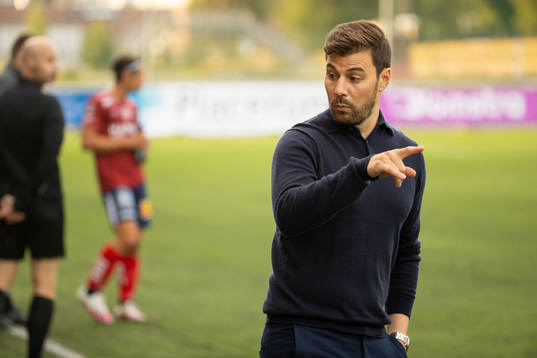 Umeås tränare Brian Clarhaut