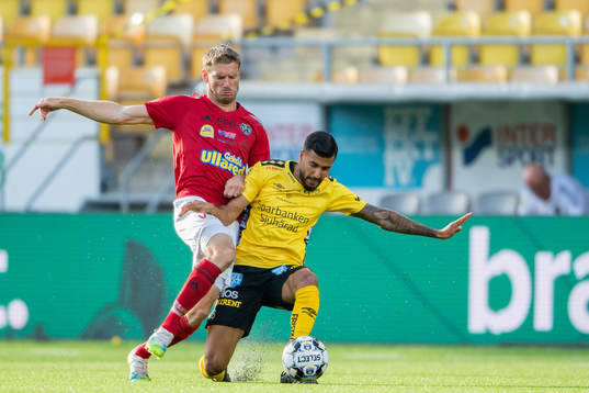Falkenbergs Karl Söderström och Elfsborgs Rami Kaib