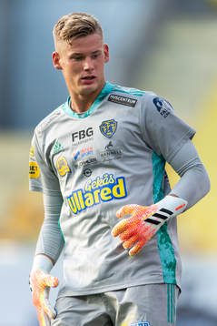 Falkenbergs målvakt Johan Brattberg