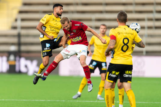 Falkenbergs Tobias Englund och Elfsborgs Rami Kaib