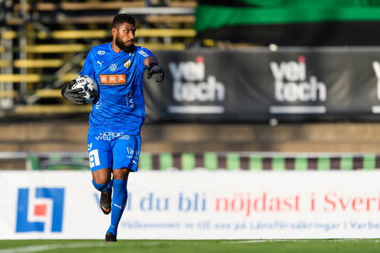 Häckens målvakt Jonathan Ursin Rasheed