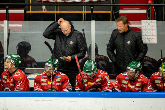 Frölundas målvaktstränare Kristoffer Martin och tränare