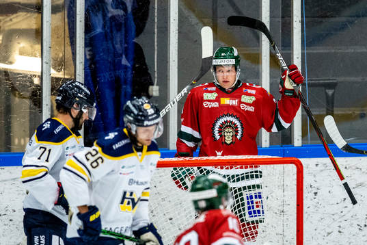 Frölundas Karl Henriksson jublar