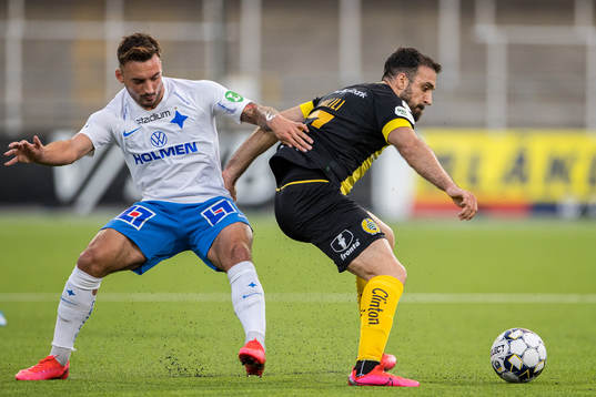 IFK Norrköpings Sead Haksabanovic och Hammarbys Abdul
