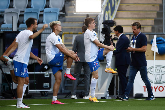 IFK Norrköpings Pontus Almqvist och Ísak Bergmann