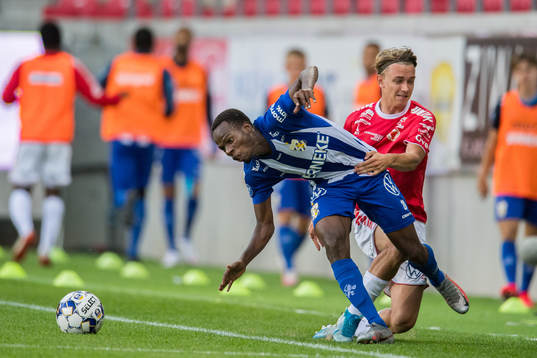 IFK Göteborgs Alhassan Yusuf Abdullahi och Kalmars Isak
