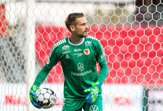 Kalmars målvakt Lucas Hägg-Johansson