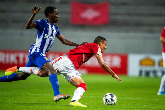 Kalmars Romário Pereira Sipião och IFK Göteborgs