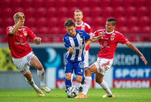 Kalmars Svante Ingelsson och Romário Pereira Sipião samt