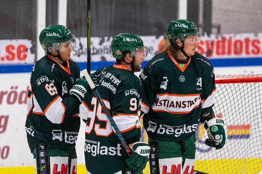 Kristianstads Lucas Edmonds, Alexander Molldén och Dennis