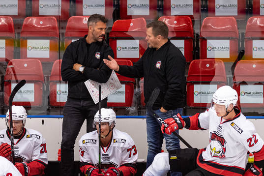 Malmö Redhawks assisterande tränare Andreas Lilja och