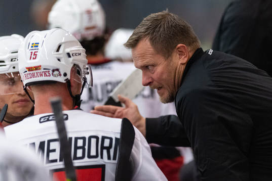 Malmö Redhawks tränare Joakim Fagervall