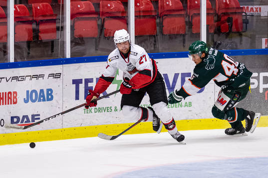 Malmö Redhawks Ponthus Westerholm och Kristianstads Kalle