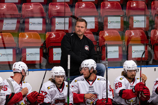 Malmö Redhawks tränare Joakim Fagervall