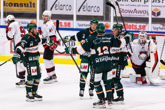 Kristianstads Kalle Miketinac jublar