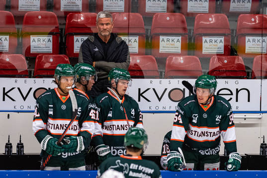 Kristianstads tränare Mikael Gath deppar
