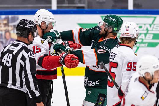 Malmö Redhawks Axel Wemmenborn i bråk med Kristianstads