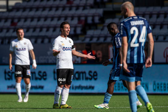 Örebros Nordin Gerzic reagerar