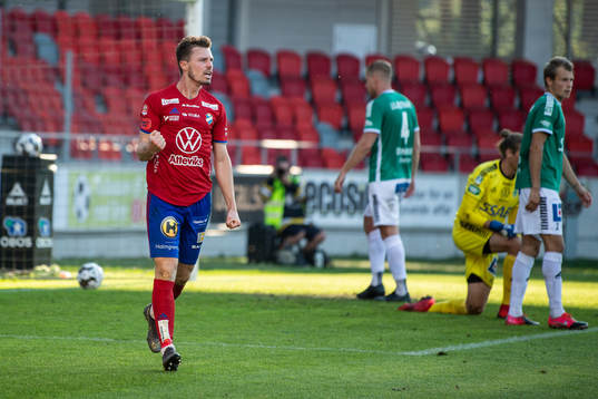 Östers Anton Andreasson jublar