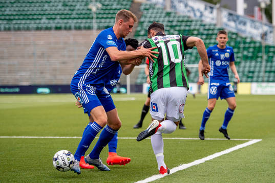 Sundsvalls Niklas Dahlström och GAIS Mervan Celik