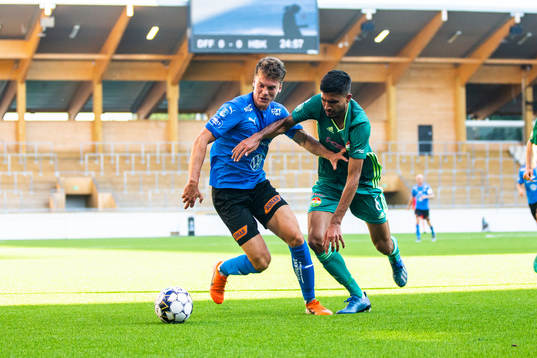 Halmstads Samuel Kroon och Dalkurds Suleman Zurmati