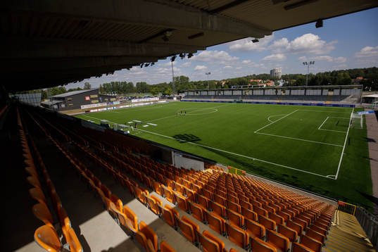 Iver Arena innan fotbollsmatchen i Superettan  mellan