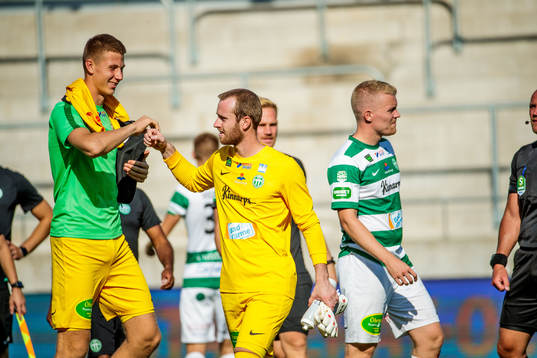 Västerås målvakt Sebastian Selin och målvakt Daniel