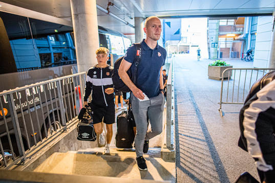Bjørn Erik Melland, sports director of Aalesund, arrives