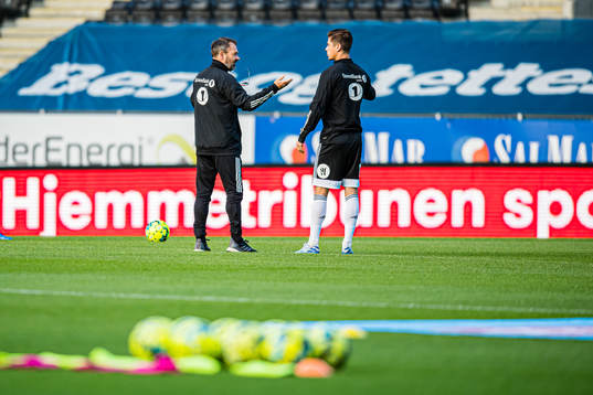 Geir Hansen, assistant coach of Rosenborg, and Torgeir